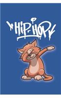 Dabbing Hip Hop Cat: Blank Lined Composition Notebook/Journal, 120 Page, Glossy Finish Cover, 6x9