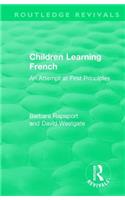 Children Learning French