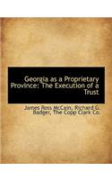 Georgia as a Proprietary Province