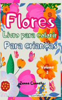 Flores Livro para colorir para crianças