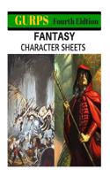 Character Sheets: Gurps: Fantasy:100 Pages(English)