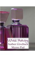 Wicked Publishing Author Giveback Memo Pad