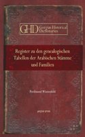 Register zu den genealogischen Tabellen der Arabischen Stamme und Familien