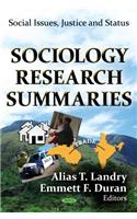 Sociology Research Summaries