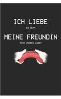 Ich liebe es wenn meine Freundin mich zocken lässt: A5 Bullet Journal / Notizbuch Blanko Hardcover