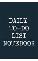 DAILY TO-DO LIST NOTEBOOK A beautiful