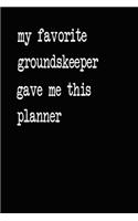 My Favorite Groundskeeper Gave Me This Planner