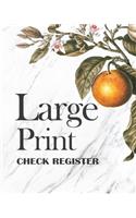 Large Print Check Register