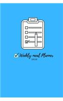 Weekly meal planner 2020