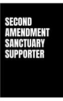 Second Amendment Sanctuary Supporter: Journal / Notebook / Diary Gift - 6"x9" - 120 pages - White Lined Paper - Matte Cover