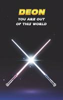 Deon You Are Out Of This World: Unique Personalised Full Lined Sci-Fi Journal Diary Notebook Gift For A Boy Called Deon - 100 Pages - Perfect for Boys & Men - A Great Journal For H