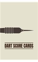 Dart Score Cards