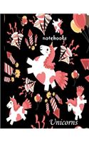 notebook Unicorns: Unicorn Notebook (Composition Book Journal) (8.5 x 11 Large)