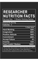 Researcher Nutrition Facts