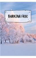Burkina Faso: Ruled Travel Diary Notebook or Journey Journal - Lined Trip Pocketbook for Men and Women with Lines