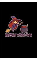 Resting Witch Face: 6x9 Blank Dot Grid Funny Notebook Or Couple Book - Birthday Journal Or Family Diary for Men and Women