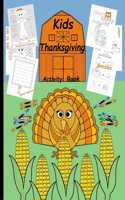 Kids Thanksgiving Activity Book