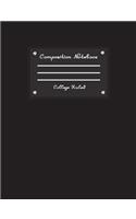 Composition Notebook: College Ruled Lined Pages Book V20