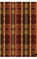 Journal: African Fabric Print (12), 6" x 9", Lined Journal, Blank Journal (Diary, Notebook) For Writing - [Quality Binding]