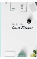 My Little Social Planner: Social media planner, journal calendar, notebook