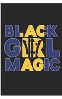 Black Girl Magic: Bajan Girl Blank Lined Note Book