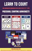 Preschool Counting Worksheets (Learn to count for preschoolers): A full-color counting workbook for preschool/kindergarten children.