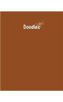Doodles Journal - Great for Sketching, Doodling or Planning with Ginger Cover