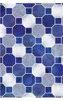 Journal Notebook Dotty Hexagon Pattern 12