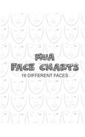 MUA Face Charts 16 Different Faces