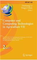 Computer and Computing Technologies in Agriculture VII