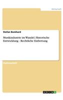 Musikindustrie im Wandel. Historische Entwicklung - Rechtliche Einbettung