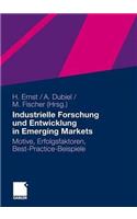 Industrielle Forschung Und Entwicklung in Emerging Markets