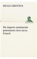De imperio summarum potestatum circa sacra. French: (French)