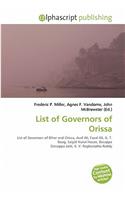 List of Governors of Orissa: (English)