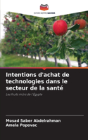 Intentions d'achat de technologies dans le secteur de la santé