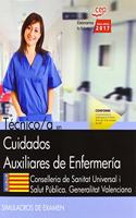 Tecnico/a en Cuidados Auxiliares de Enfermeria. Conselleria de Sanitat Universal i Salut Publica. Generalitat Valenciana. Simulacros de Examen