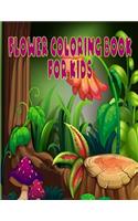 Flower Coloring Book For Kids: An Adult Coloring Book with Fun, Easy, and Relaxing Flowers Coloring Book