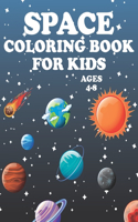 Space Coloring Book for Kids ages 4-8