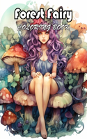 Forest Fairy Coloring Book for Adult