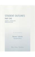 Student Outlines Part 1 for Thomas' Calculus