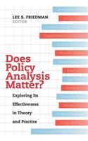 Does Policy Analysis Matter?