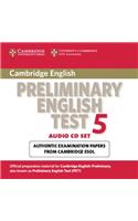 Cambridge Preliminary English Test 5 Audio CD Set (2 CDs): (PET Practice Tests)
