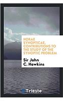 Horae Synopticae, Contributions to the Study of the Synoptic Problem