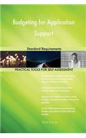 Budgeting for Application Support Standard Requirements