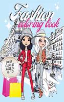 Fashion Coloring Book For Girl Ages 6-10