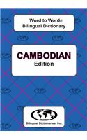 English-Cambodian & Cambodian-English Word-to-Word Dictionary