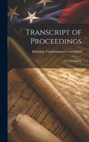 Transcript of Proceedings