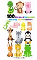 100 Animals To Colour - Animal Colouring Book