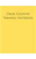 Cross Country Training Notebook