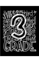 3rd Third Grade: Elementary School Teacher Planner 2019 - 2020 Student Roster - Lesson Organizer - Weekly Time Management - Teaching Curriculm Calendar Notebook - Bl